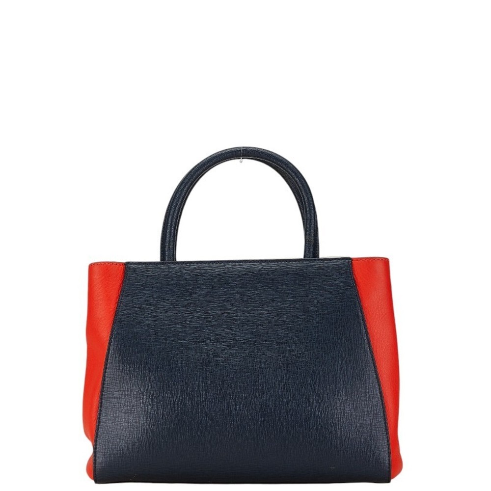 FENDI Navy Leather Shoulder Bag - Picture 5 of 12